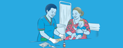 Whats happens at a vaccination visit