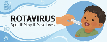 rotavirus vaccination Illustration